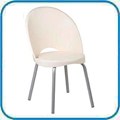 Cadeira Gogo Basic 4 p�s cromada. Seu design se integra aos mais diversos ambientes como �reas de comunica��o, restaurantes, salas de treinamento, �reas de lazer, copas, lanchonetes e caf�s, entre outros. Por ser injetada em polipropileno, � de f�cil limpeza e manuten��o e extremamente resistente. Dispon�vel tamb�m com estrutura fixa preta, prata ou cromada.