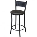 Banqueta para cozinhas em pintura ep�xi preto