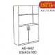 AE-942 - Arm�rio Estante 2 Portas