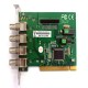 Placa Captura de V�deo DVR CAP 4 CAM 30FPS CFTV VENDER C/2668