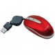 Mini Mouse �ptico Retr�til 0101 - Vermelho e Prata