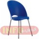 Cadeira Gogo 4 p�s ep�xi cinza azul