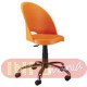 Cadeira Gogo girat�ria cromada laranja