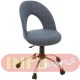 Cadeira Gogo estofada girat�ria cromada tecido