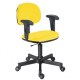 Cadeira girat�ria secretaria digitador courvin amarelo