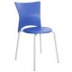 Cadeiras bistr� Rhodes polipropileno azul