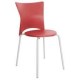 Cadeiras bistr� Rhodes polipropileno vermelho