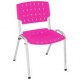 Cadeiras em polipropileno empilh�veis Sigma pink