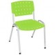 Cadeiras em polipropileno empilh�veis Sigma verde c�trico