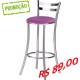 Banquetas Sidamo SD 310 cromada metalizado lil�s