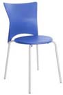 Cadeira bistr� Rhodes polipropileno azul