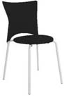 Cadeira bistr� Rhodes polipropileno preto