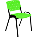 Cadeira Sigma empilh�vel preto pp verde