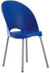 Cadeira Gogo 4 p�s cromada azul