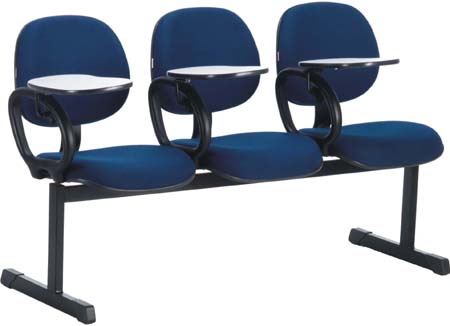 Longarina secret�ria executiva com
            prancheta escamote�vel 3 lugares
            ECO100.06.3.LSE3.0.80