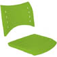 Assento encosto ISO polipropileno injetado verde lim�o CPCJ119U42
